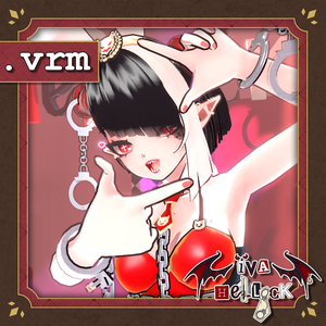 「🎁無料/FREE」VRM 3Dモデル : Iva Hellock B. ver