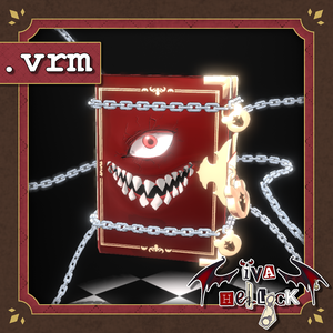 「🎁無料/FREE」VRM 3Dモデル : Iva Hellock's Manebook