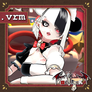 「🎁無料/FREE」VRM 3Dモデル : MonoIva Hellock