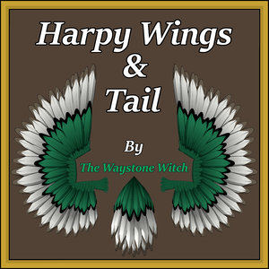 Harpy Wings & Tail for VRChat