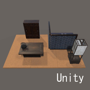日本の古い家具 set