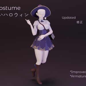 Halloween Witch Costume Human / 魔法使いハロウィンの衣装人間