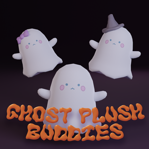 Ghost Plush Buddy / かわいいおばけぬいぐるみ
