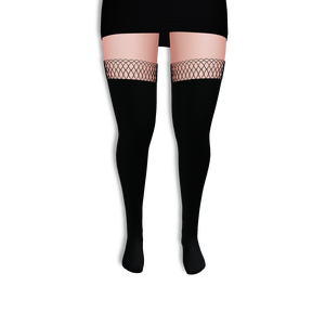 E-Girl Fishnet-top Sockies