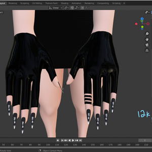 E-Girl Fingerless Gloves