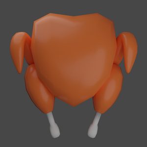 Fried Low-Poly Birb