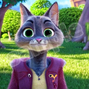 アイコン(パープル・猫・ビジネスマン)