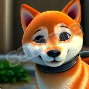 アイコン(柴犬・赤・忠実)