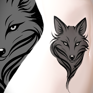 【全アバター対応】　狐タトゥー（FOX tattoo）　