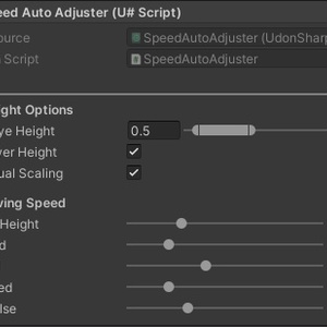 [Free] [VRChat] [SDK3] Player Speed Auto Adjuster