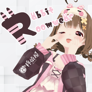 【VRoid】うさルームウェア｜Rabbit Roomwear
