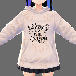 BLINGIN IN THE NEW YEAR vroid Hoodie texture