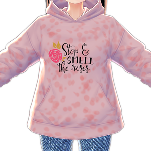 3 Piece "Stop and Smell the Roses" Motivational mini t-shirt, t-shirt, hoodie VROID textures