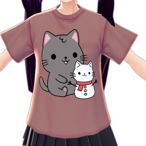 Kawaii Cat and Snowman Cat VARIATIONS Vroid Textures