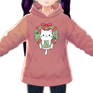 Kawaii Cat in a Christmas Wreath VARIATIONS vroid textures