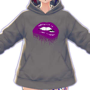 Purple Biting Lips 3 piece VROID textures
