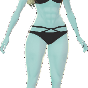 Light Blue Skin Muscles Body Face VROID Textures