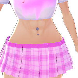 5 color BELLY rings VROID textures