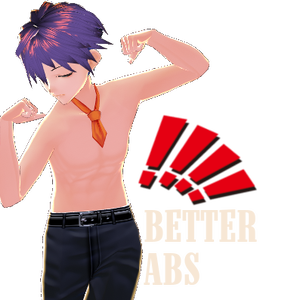 IMPROVED Male Muscle Body VROID texture