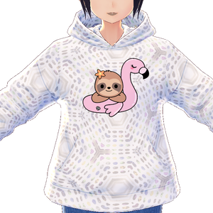 Kawaii Sloth Floating Flamingo 3 piece VROID textures