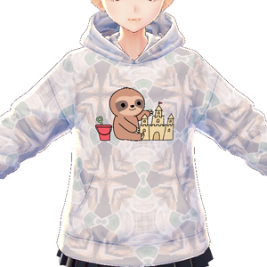 Kawaii Sloth Sandcastle 3 piece VROID textures