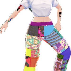 Patchwork Pants from Stream Feb 22, 2021