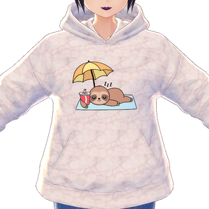 Kawaii Sleepy Beach Sloth VROID 3 piece textures