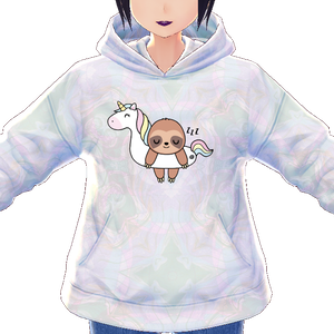 Kawaii Sleepy Sloth on Unicorn 3 piece VROID textures