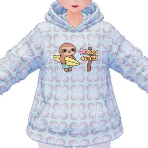 Kawaii Sloth Surfboard 3 piece VROID textures