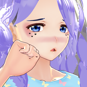 E-Girl Face Stamps & Blush Set VROID face textures