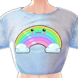 Kawaii Rainbow 3 piece VROID textures