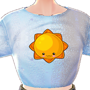 Kawaii Sun 3 piece VROID textures