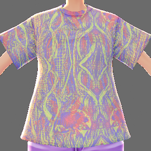 FREE patterned T-shirts VROID textures