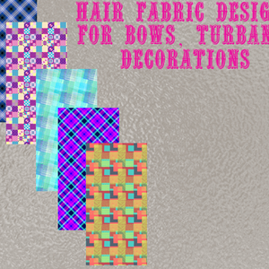 Decorative Hair Materials VROID textures