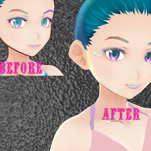 *IMPROVED* Rainbow Dancer 8 piece set VROID textures