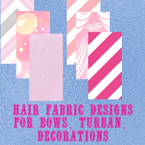 Decorative Hair Materials VROID textures