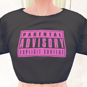 Parental Advisory Sets - Black with 5 Color Choices