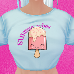 3 piece Summer Vibes Popsicle #1 VROID textures