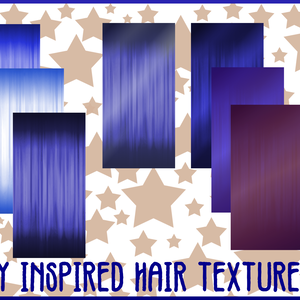 Sky Inspired Hair Palette VROID textures