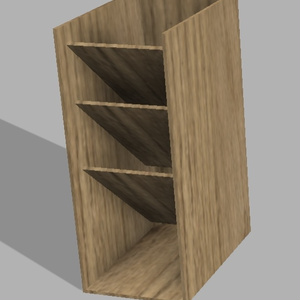 Pen holder with angled insertion [STL file]