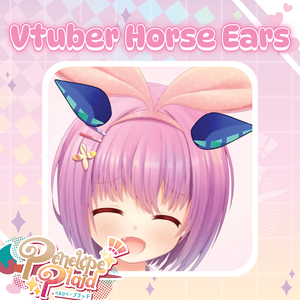 Customizable Umamusume Horse Vtuber Ears | Live2D Vtuber Asset カスタマイズ可能なウマ娘ホースVTuber耳 | Live2D VTuberアセット