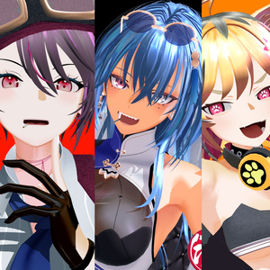 【無料配布】非公式あおぎり高校ＭＭＤ二次創作モデル