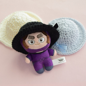 ぬい服 帽子 ねこさん お花 ポシェット 1 ラボット服/花火柄甚平+お花コサージュセット | bow4workshop STORE
