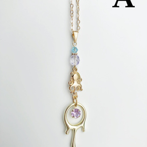 恋い焦がれた薔薇の水色ネックレス - Luire Factory - BOOTH