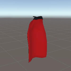 [無料]ドラキュラマントのようなマント[VRChat想定]