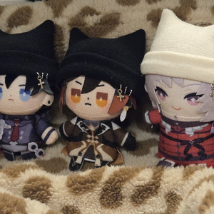 ♡購入様ぬい服ふわふわ猫耳BLACKにじぱぺちびぐるみいつぬい 10㎝ ぬいぐるみ服 ぬい服 真っ黒ねこちゃん いつぬい にじぱぺ