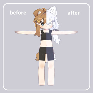 【まめひなた専用】Mamehinata white make up【無料 / Free】 缩略图 3