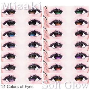 【Misaki 海咲】Soft Glow Makeup & Eyes texture 缩略图 6