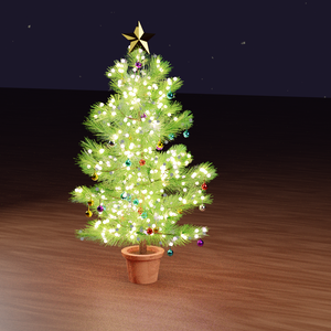 【fbx】【Blender】クリスマスツリー