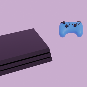 [fbx][blender] ゲーム機　コントローラー
